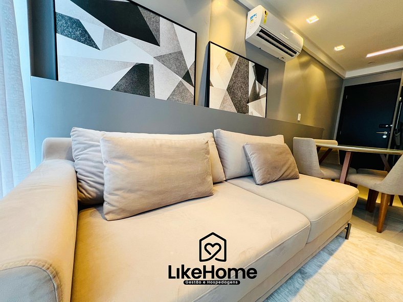 Apto. 2 Bedrooms, Tambaú - LikeHome Hospedagens