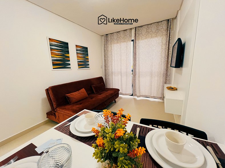 Flat with Balcony Intermares-LikeHome Hospedagens