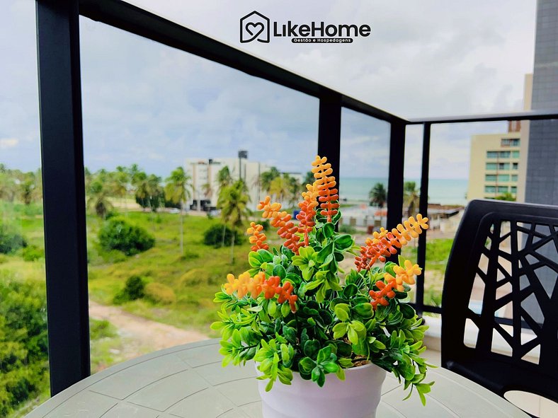 Flat with Ocean View Balcony-LikeHome Hospedagens