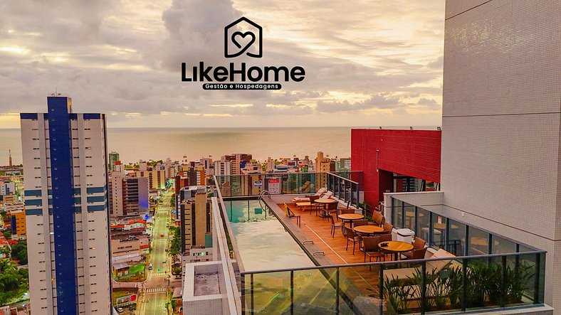 Magnífico Piso en Tambaú - LikeHome Hospedagens