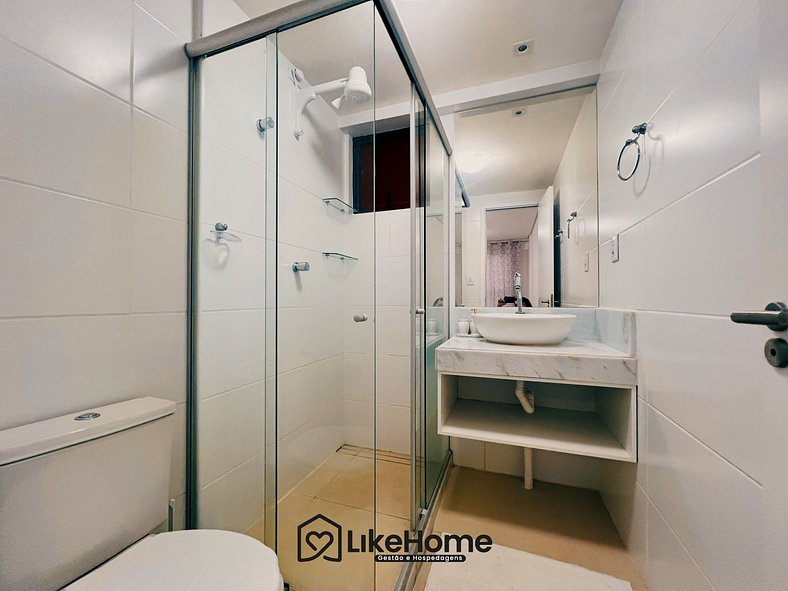 Piso con Balcón en Intermares-LikeHome Hospedagens